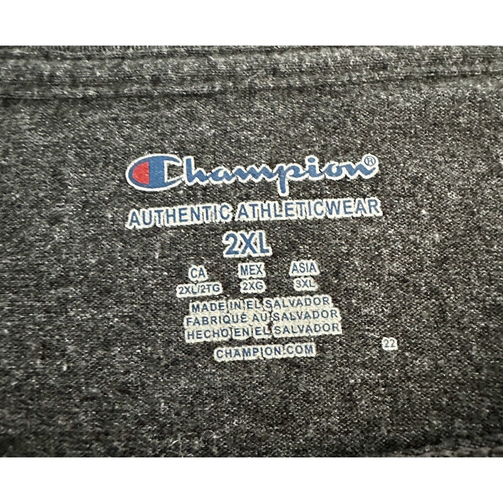 SDSU Aztecs Champion T-Shirt Men’s Size 2XL Gray Short Sleeve Graphic Print NCAA - Picture 7 of 8